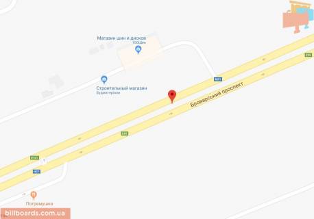 Призма A в Киеве Броварський пр., 41А - 180585 схема