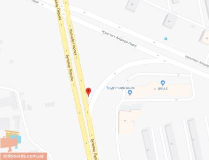 Prismatron, Prism A in Kyiv Perova bst. - Navoi st., v storonu Vatutina av. - 180466 scheme