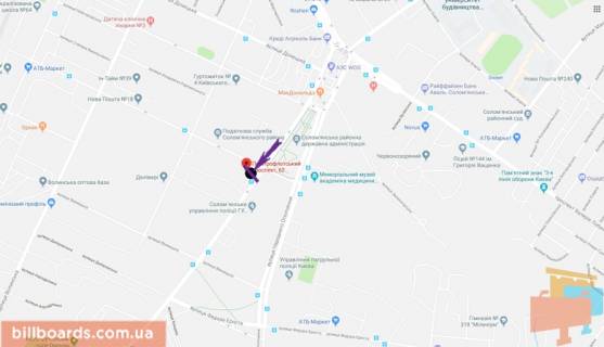 Призма A в Киеве Повітрофлотський пр., 62 - 181256 схема