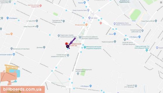 Призма A в Киеве просп. Повітряних Сил (Повітрофлотський)., 62 - 181258 схема