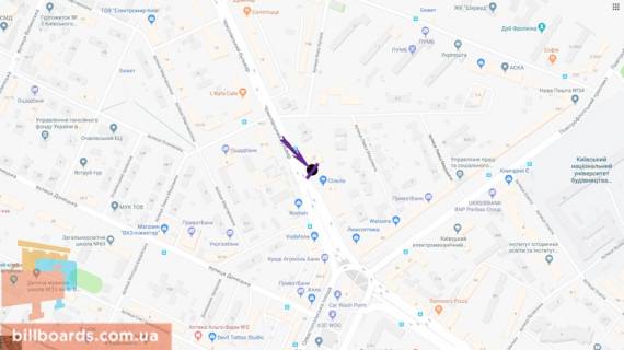Скроллер B в Киеве Чоколівський бул., 12, навпроти - 181335 схема