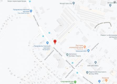 Призма A в Киеве Науки пр., 66, в центр - 184985 схема