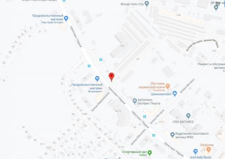 Призма A в Киеве Науки пр., 66, в центр - 184987 схема