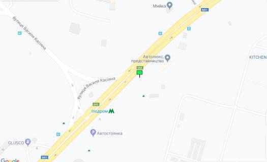 Призма A в Киеве Глушкова пр., автостанция "Южная", левая - 188664 схема