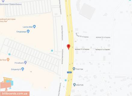 Призма A в Киеве Палладіна пр., 30, навпроти, ТЦ "Лавина", в центр - 180385 схема