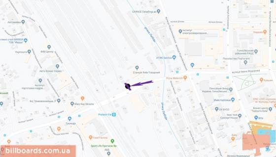 Скролер, Скрол A у Києві Федорова вул., 36, в сторону Грінченка вул. - 181253 схема