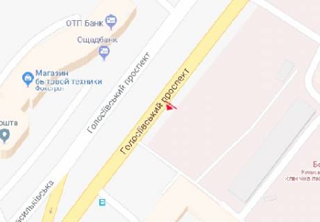 Призма  в Киеве просп. Голосіївський (40-річчя Жовтня)., 59Б, в сторону ст.м. "Демеевская" - 188692 схема