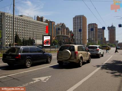 Ситискролл A в Киеве, 1.8x1.2  Українки бул., 24 / Алмазова вул. (колиш. Кутузова вул.), на світлофорі, до ст. м. "Печерська" фото 1
