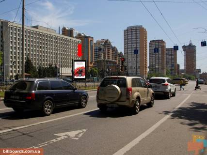 Ситискролл A в Киеве, 1.8x1.2  Українки бул., 24 / Алмазова вул. (колиш. Кутузова вул.), на світлофорі, до ст. м. "Печерська" фото 1