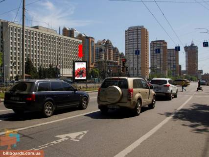 Ситискролл A в Киеве, 1.8x1.2  Українки бул., 24 / Алмазова вул. (колиш. Кутузова вул.), на світлофорі, до ст. м. "Печерська" фото 1