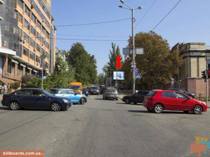 Скролер, Скрол A у Києві, 2.3x3.14  Коновальця вул. (Колиш. Щорса вул.) / Предславинська вул., На світлофорі, в сторону Українки бул. - 161488 Фото 1