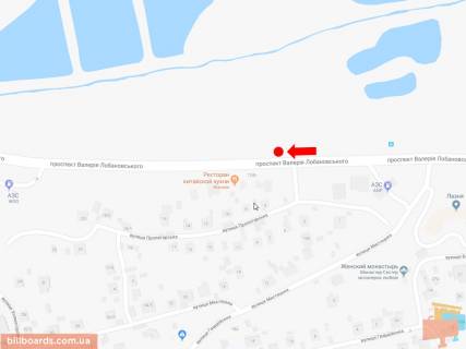Скролер, Скрол A у Києві Лобановського ін. (Кол. Червонозоряний пр.), 124 навпроти, в сторону Севастопольська пл. - 161605 схема