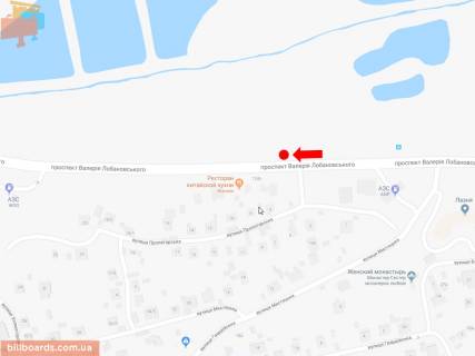 Скролер, Скрол A у Києві Лобановського ін. (Кол. Червонозоряний пр.), 124 навпроти, в сторону Севастопольська пл. - 161606 схема