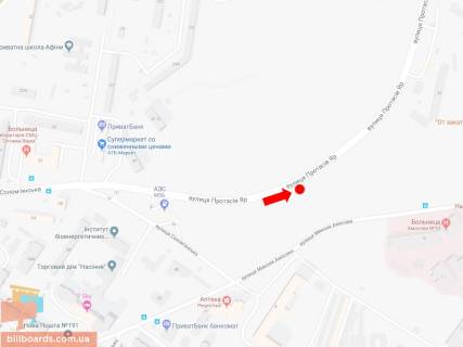 Скроллер A в Киеве, 2.3x3.14  Протасов Яр вул., 350 м. від вул. Солом'янської, в сторону вул. Федорова - 161256 схема