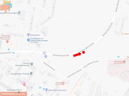 Скроллер A в Киеве, 2.3x3.14  Протасов Яр вул., 350 м. від вул. Солом'янської, в сторону вул. Федорова - 161259 схема