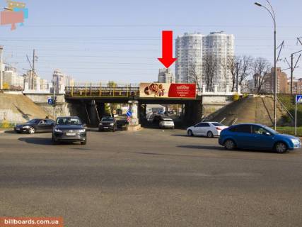 Билборд  в Киеве Гринченко ул. / Байковая ул., в центр, правая фото 1