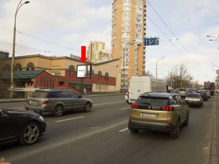 Бэклайт B в Киеве Черновола ул., 8, в сторону ул. Січових Стрільців (бывш. ул. Артема) фото 1