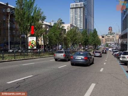 Ситискролл A в Киеве, 1.8x1.2  Українки бул., 1, БЦ "Парус", в сторону вул. Хрещатик фото 1