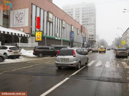 Ситискролл A в Киеве, 1.8x1.2  Омеляновича - Павленка вул. (колиш. Суворова), біля супермаркету "Сільпо", в сторону пл. Слави фото 1