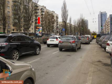 Ситискролл A в Киеве, 1.8x1.2  Українки бул., 7а, на світлофорі, в сторону вул. Хрещатик фото 1