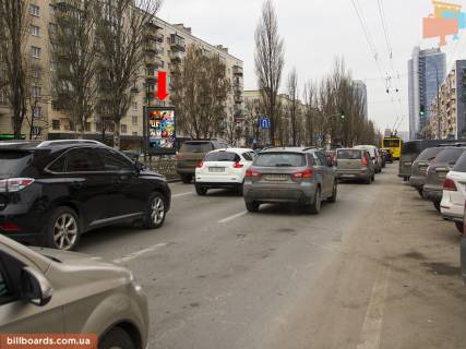Ситискролл A в Киеве, 1.8x1.2  Українки бул., 7а, на світлофорі, в сторону вул. Хрещатик фото 1