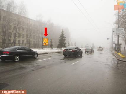Сітіскролл A у Києві, 1.8x1.2  Алмазова вул. (Колиш. Кутузова вул.), 4а, в сторону м. Печерська, на роздільник Фото 1