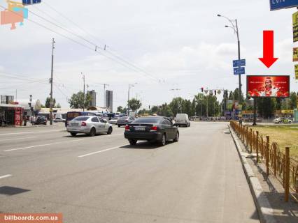 Призма A в Киеве, 3x6  Драйзера вул. - просп. Романа Шухевича (Генерала Ватутіна), на світлофорі, біля ринку "Троєщина", в сторону вул. Братиславської - 180506 фото 1