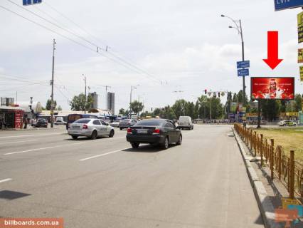 Призма A в Киеве, 3x6  Драйзера вул. - просп. Романа Шухевича (Генерала Ватутіна), на світлофорі, біля ринку "Троєщина", в сторону вул. Братиславської - 180507 фото 1