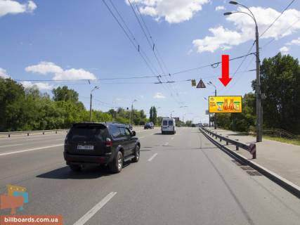 Билборд A в Киеве, 3x6  Лугова вул., 16 в сторону вул. Богатирської фото 1