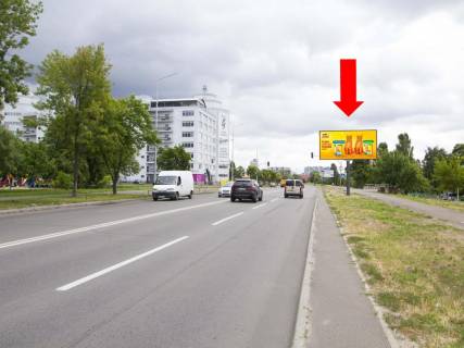 Билборд A в Киеве Райдужна вул., 21 - вул. Микитенко, до бул. Перова фото 1