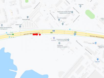 Скроллер A в Киеве, 3x6  Бажана пр., біля ст.м. "Вирлиця", АЗС "Glusco", в сторону Харківської пл, аеропорту "Бориспіль" - 188389 схема