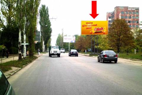 Билборд A в Кропивницкий (Кировоград), 3x6  Тамма вул. (кол. Героїв Сталінграду вул.) / Героїв-рятувальників вул. (Волкова)., ринку, Будинку меблів фото 1