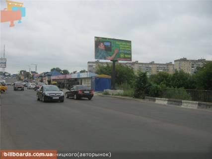 Билборд A в Кропивницкий (Кировоград) Кропивницького вул., 2, авторинок, перед мостом фото 1