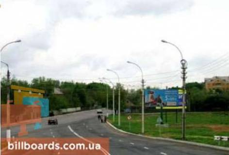 Билборд A в Краматорске Тихого вул. (колиш. Орджонікідзе вул.), з'їзд з шляхопроводу фото 1
