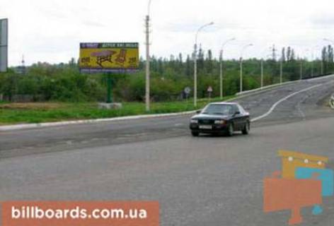 Билборд B в Краматорске Тихого вул. (колиш. Орджонікідзе вул.), з'їзд з шляхопроводу фото 1