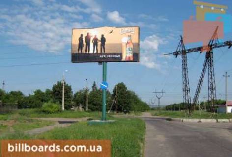Билборд B в Краматорске Ювілейна вул. - Вишні вул., роздільник фото 1