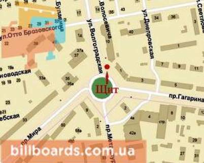 Призма A в Кривом Роге Гагаріна пр., 1 - Горького пл. - 90217 схема