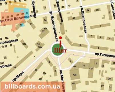 Призма B в Кривом Роге Гагаріна пр., 1 - Горького пл. - 90218 схема