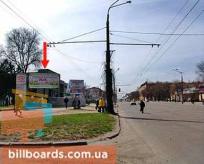 Билборд B в Кривом Роге Володимира Великого вул. (колиш. Мелешкіна вул.), 24а фото 1