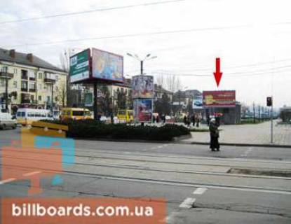 Билборд A в Кривом Роге Металургів пр., 24 - Соборності вул. (колиш. Косіора вул.) фото 1