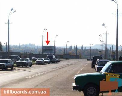 Билборд B в Кривом Роге Старовокзальна вул. (колиш. Урицького вул.) - Глінки вул. фото 1