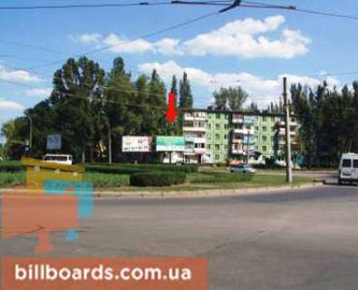 Білборд, Бігборд (Борд)  A у Кривому Розі Дорошенка вул. (Колиш. Блюхера вул.), 1 - Бородіча вул. Фото 1