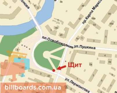 Призма B в Кривом Роге Визволення пл. - Маркса пр., 43 - 89971 схема