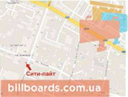 Ситилайт A в Кривом Роге, 1.8x1.2  Поштовий пр., 25, ТК "Ліберті" схема