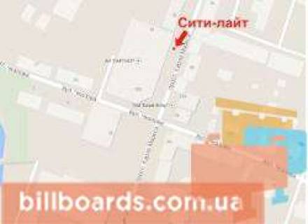 Ситилайт B в Кривом Роге, 1.8x1.2  Поштовий пр., 35б/3, ТК "Ліберті" схема