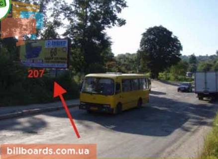 Билборд B в Кременце ул. Вишневецкая, г.Кременец фото 1