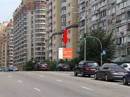 Видеоборд A в Киеве, 2.3x3.14  Чорновола вул., 33 / вул. Андрющенко, в сторону вул. Січових Стрільців (колиш. Артема вул.) - 583326 фото 1