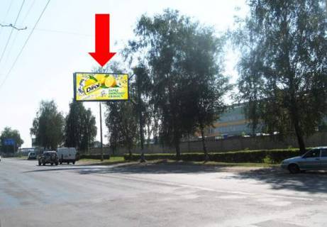Billboard A in Lutsk, 3x6  Rivnens'ka st., miz AZS "BRSM" i "OKKO", z centru Photo 1