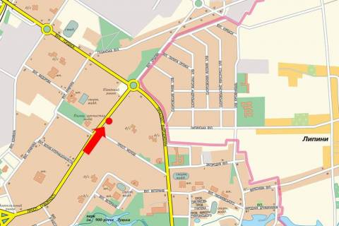 Билборд A в Луцке, 3x6  Соборності пр., біля Приватбанку, навпроти РАЦСу схема
