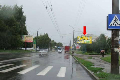 Billboard A in Lutsk, 3x6  Konakina st., 29, bila magazinu "Ajva", AZS "WOG" Photo 1